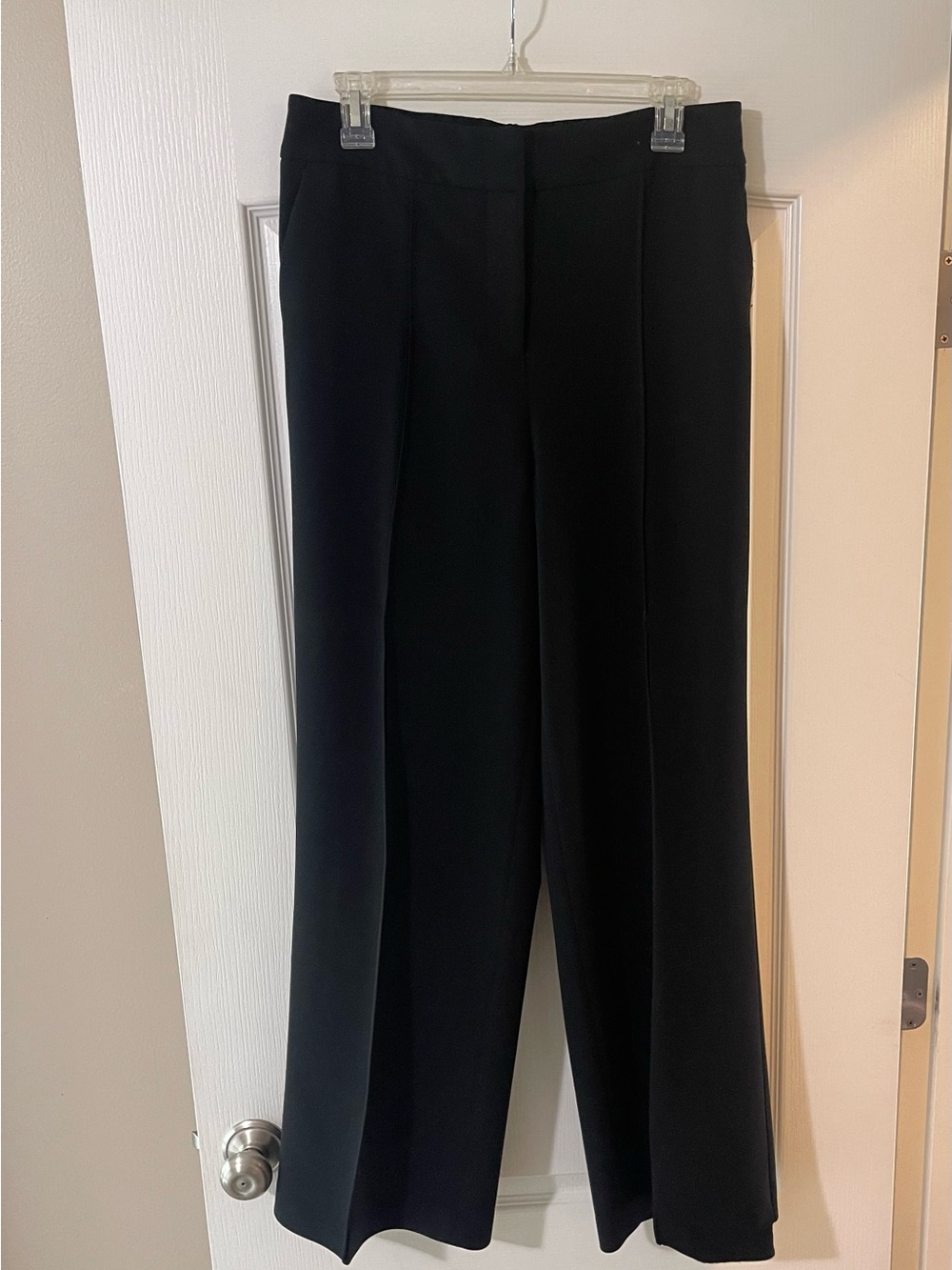 Talbots Black Wide-Leg Dress Pants